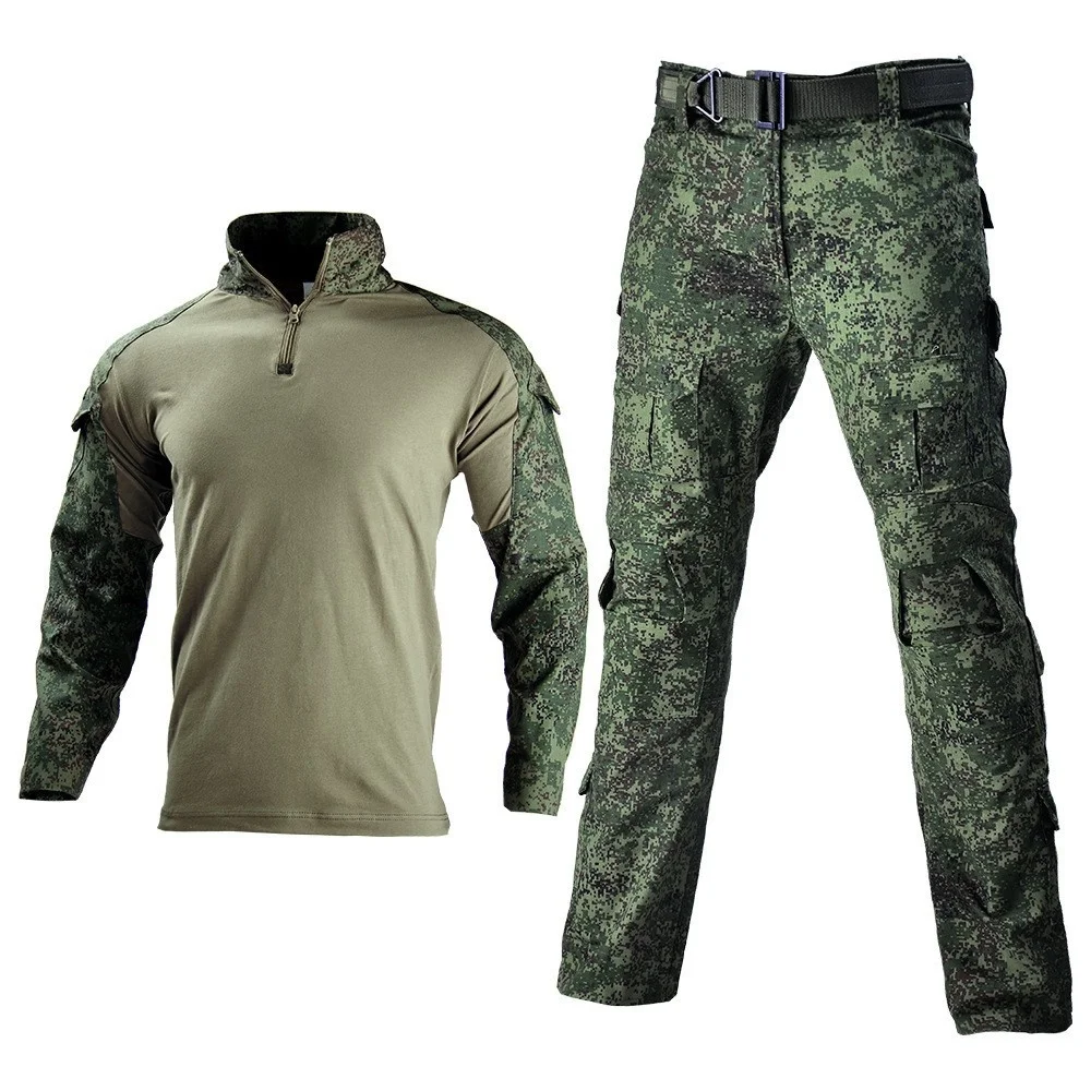 Hunting Outdoor Pants - 2PCS Tactical Uniform Suits Military Outdoor