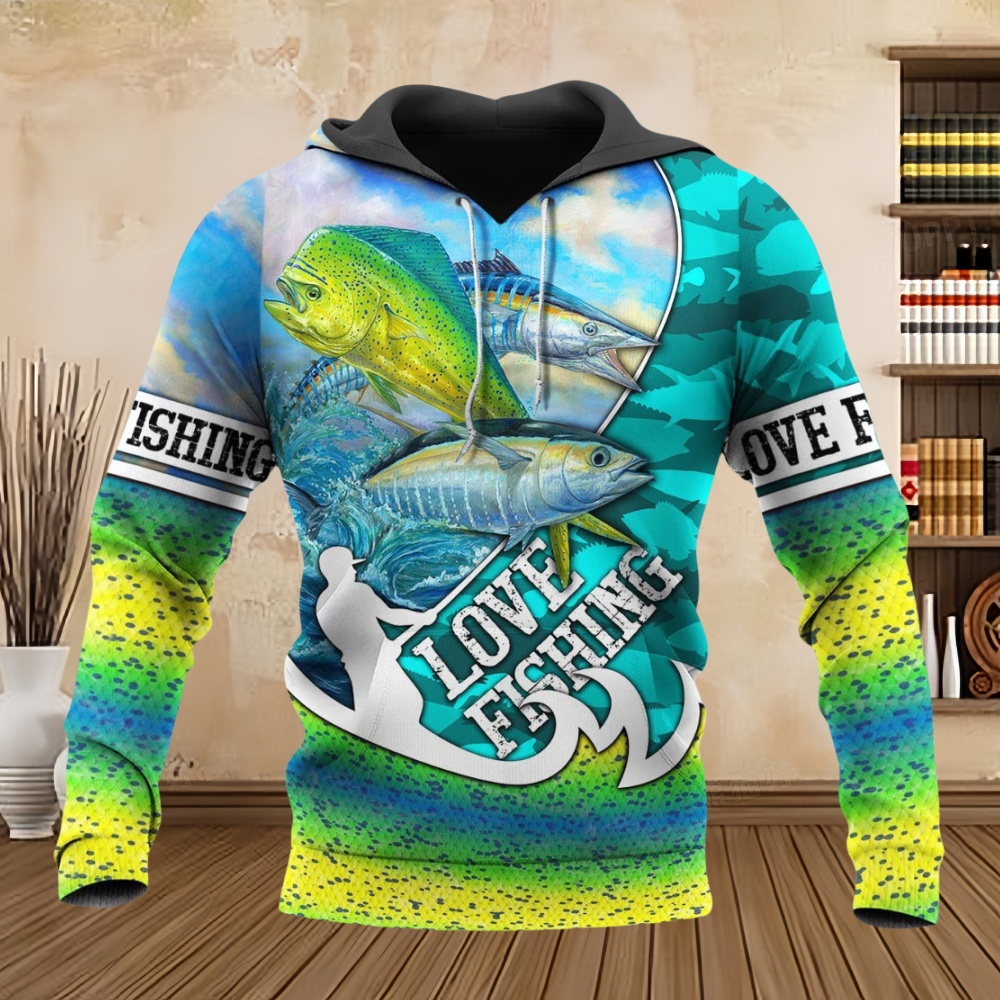 Wildman Hunting & Outdoor - Wild Fishing Print 3D Casual Hoodie