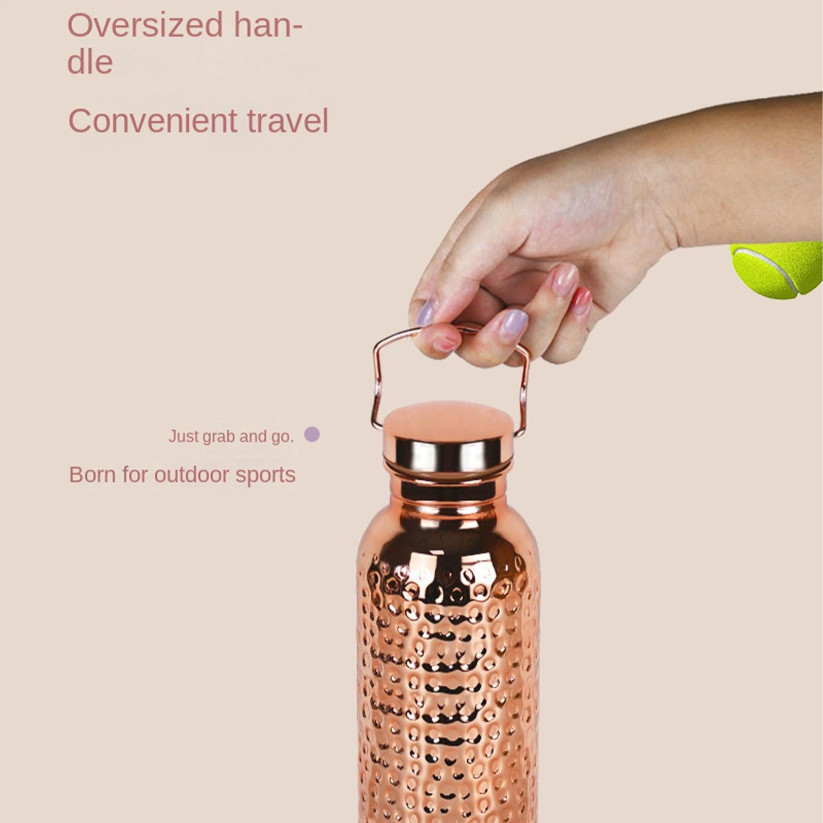 Pure Copper Water Bottle 800ml - đánh giá và giá Outdoor Hunting Kitchen