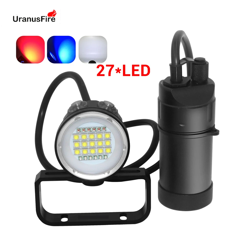 27 LED Canister Diving Video L - đánh giá và giá Fire Starter Waterproof