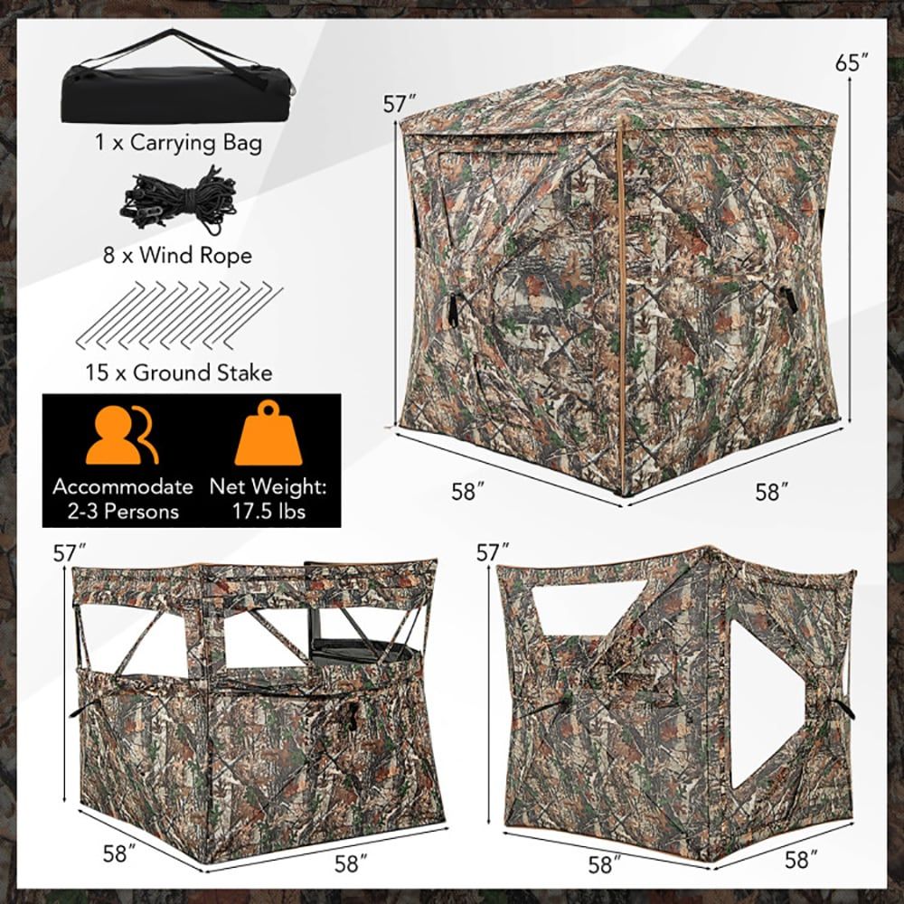 5-in-1 Detachable Hunting Blin - đánh giá và giá Hunting & Outdoor As