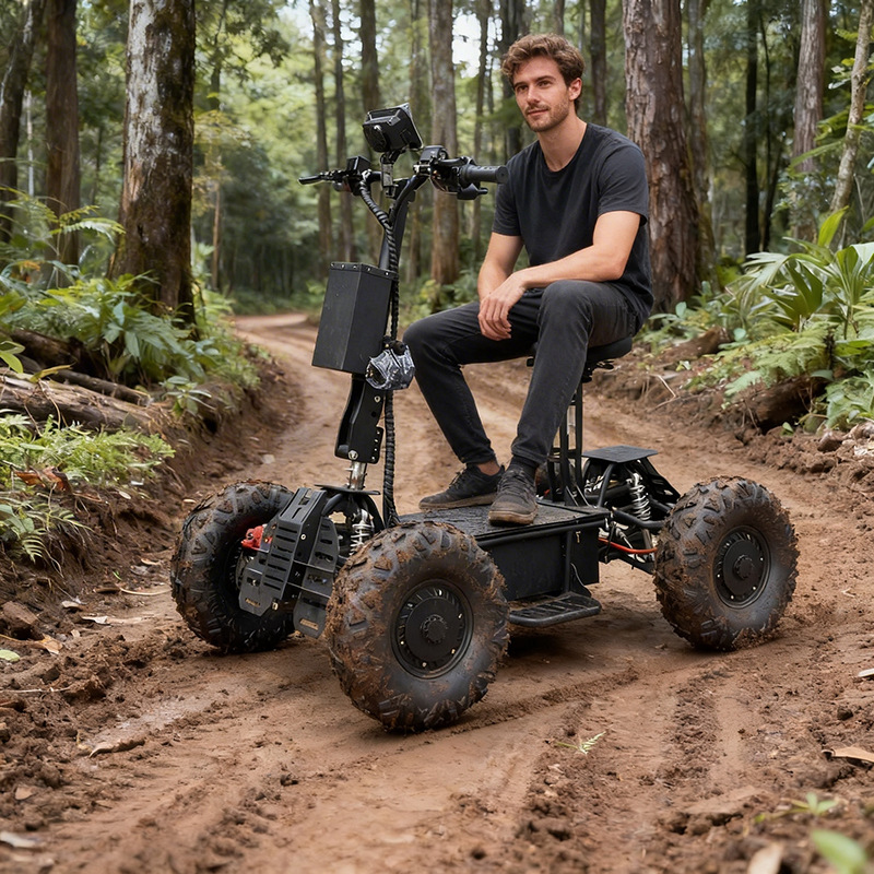 60V Off-road Electric Quad Sco - đánh giá và giá Outdoor Hunting Vehicle